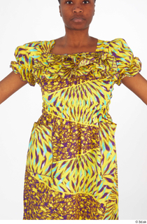 Dina Moses dressed upper body yellow long decora apparel african…